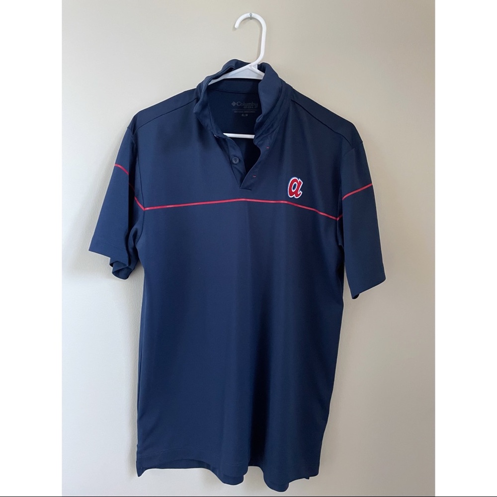 Atlanta Braves Retro A Columbia Golf Breaker